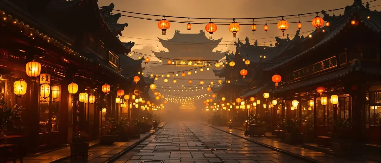 无影楼十二夜 - 糯米短剧悬疑热门短剧 糯米短剧热播短剧《无影楼十二夜》国风场景横幅